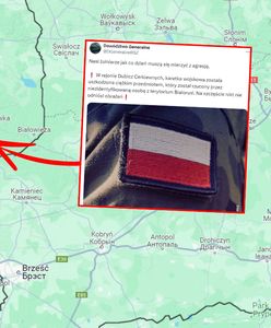 Atak na granicy z Białorusią. Wojskowa karetka uszkodzona