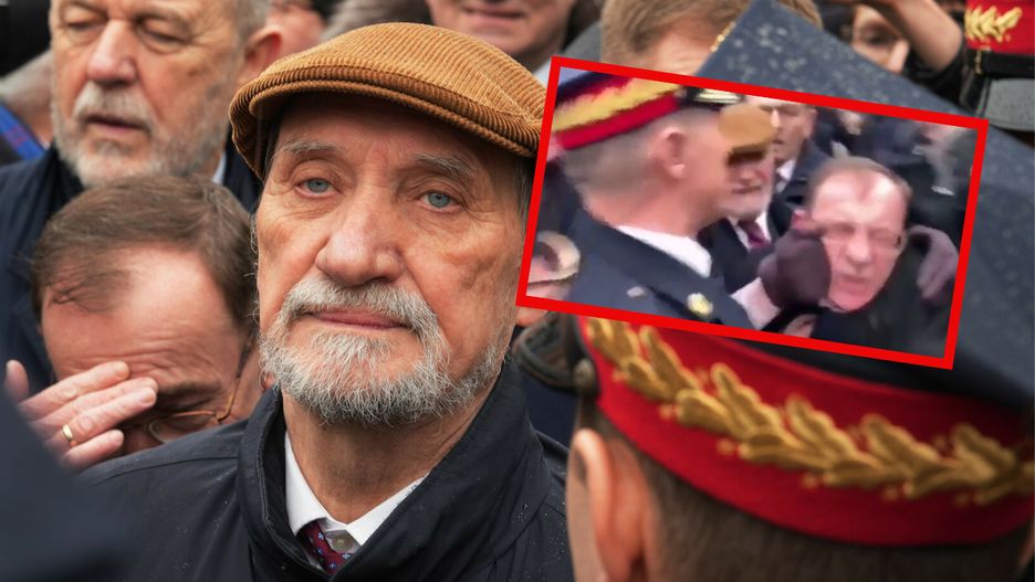 Antoni Macierewicz tłumaczy incydent