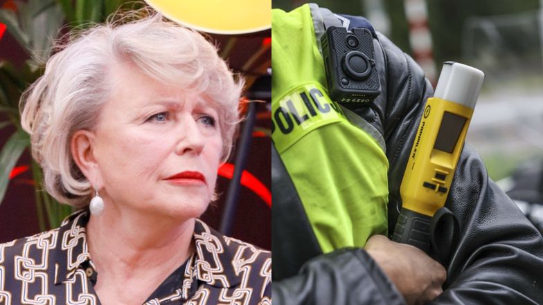 Krystyna Janda była badana alkomatem