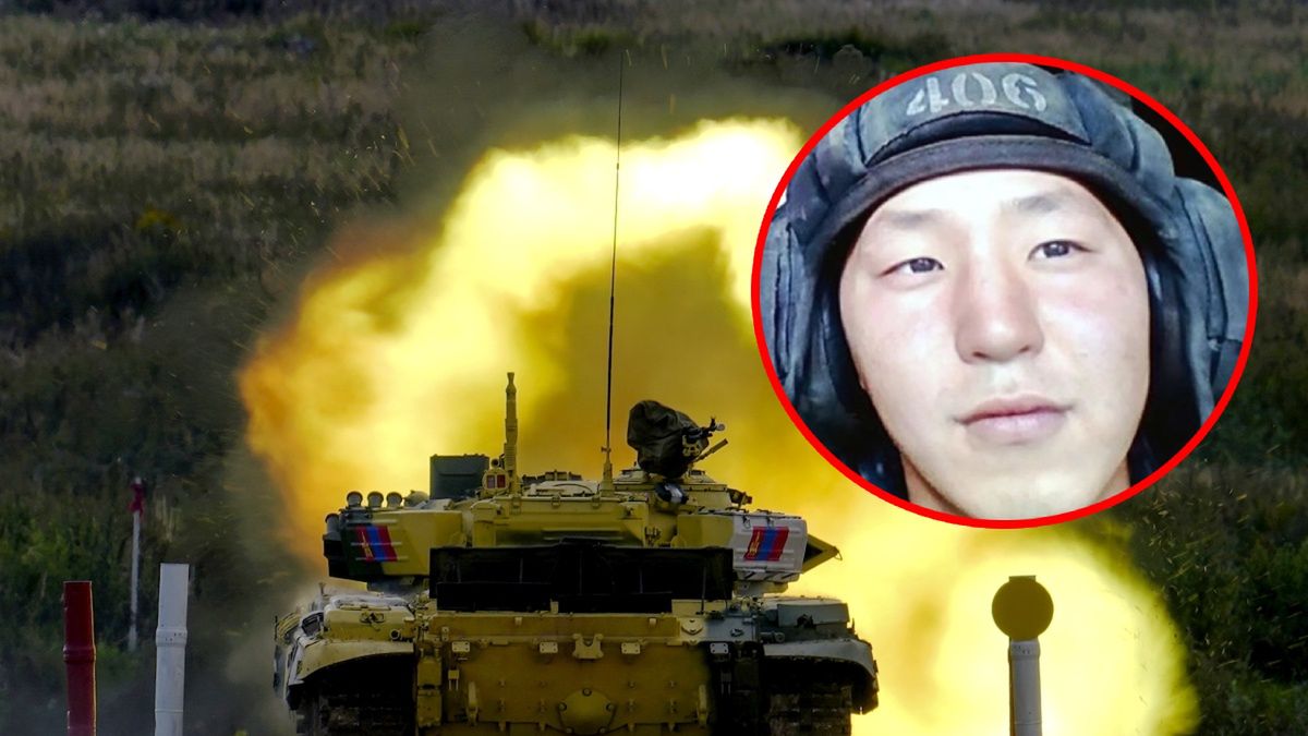 Bato Bazanow zginął w Ukrainie. Na zdjęciu jeden z czołgów biorących udział w biathlonie czołgowym 