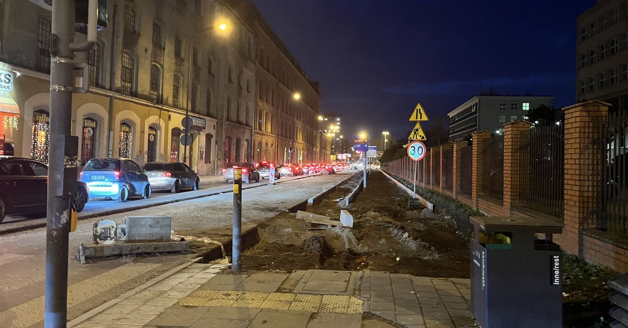 Łódź: Remont ul. Radwańskiej powoduje spore korki