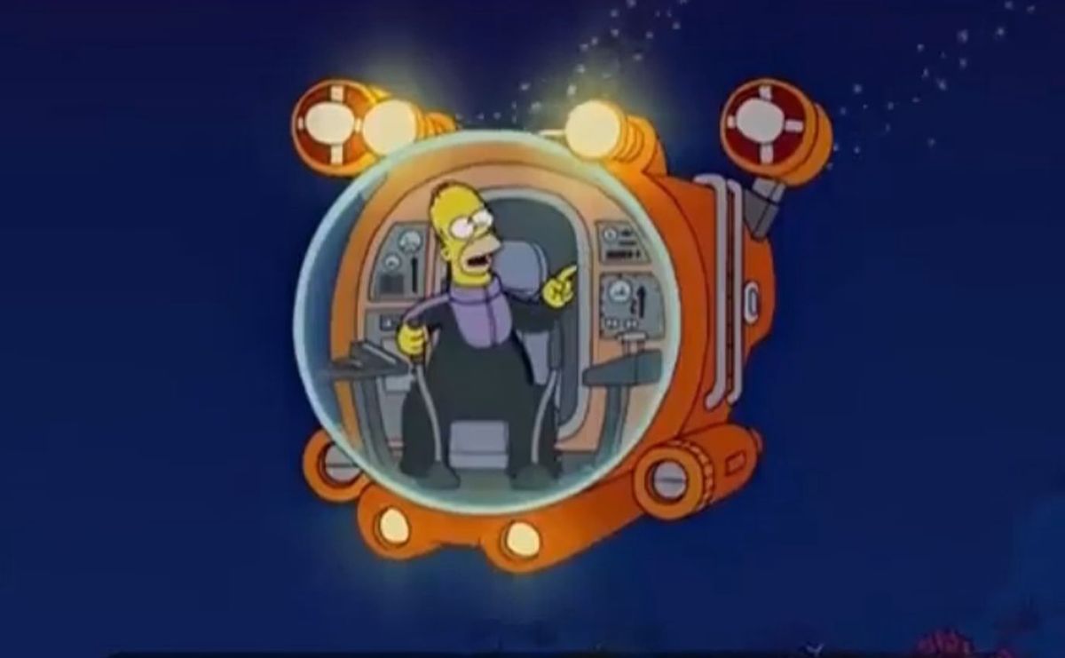 Fani kreskówki o perypetiach Simpsonów w jednym z dawnych odcinków doszukali się podobieństwa do tragedii Titana 