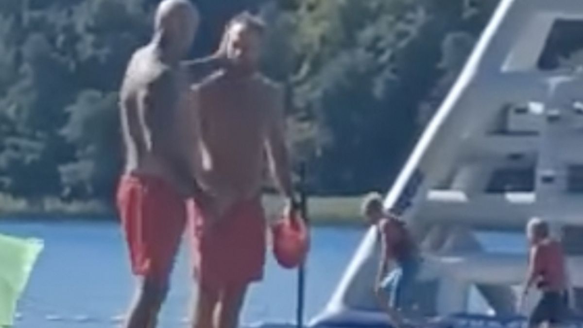 Osiłek zaatakował ratownika