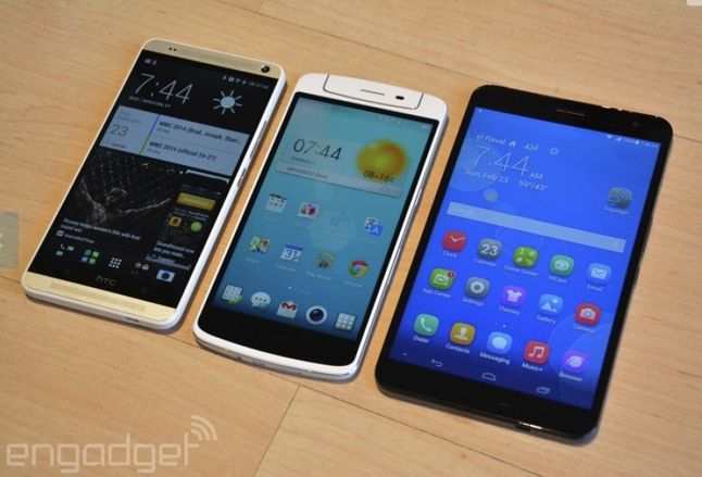 HTC One Max vs. Oppo N1 vs. Huawei MediaPad X1