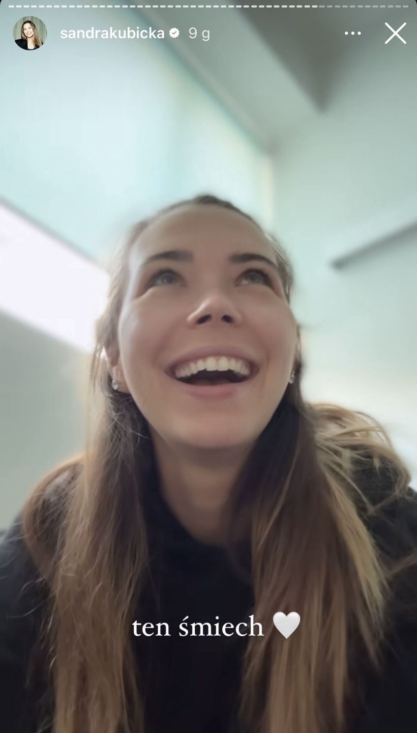Sandra Kubicka nadaje ze szpitala