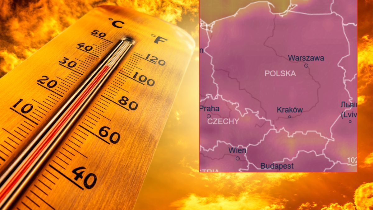 Żar poleje się z nieba. Temperatura dobije do 40 stopni