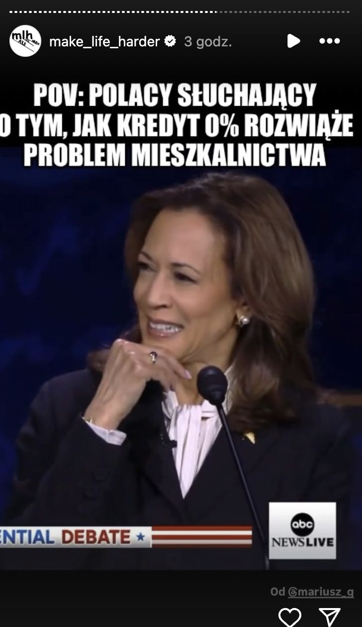 Memy po debacie Trump-Harris