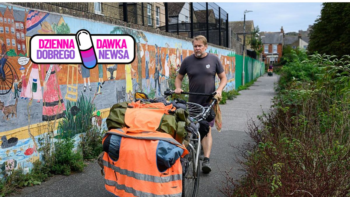 DOVER, ENGLAND - OCTOBER 09: Global adventurer Karl Bushby pushes "The Beast" along a canal-side path during his journey towards the North, on October 09, 2026 in Dover, England. Karl Bushby first set off from Chile in November 1998 with the mission of traversing the world on foot without the use of transport, and only returning home to the UK once the journey was complete. After trekking nearly 28 years and 30,000 miles (48,000km) through 29 countries, the former British paratrooper completed a multi-day swim across the English Channel on October 5, touching back on UK soil for the first time in Dover. The final leg of the remarkable journey he refers to as the Goliath Expedition will see Bushby walk more than 250 miles (400km) to his mother's home in Hull, northeast England. (Photo by Leon Neal/Getty Images)