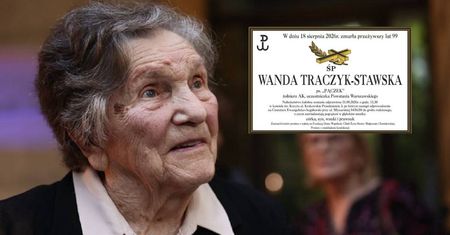 Prośba rodziny Wandy Traczyk-Stawskiej przed pogrzebem. Jest w nekrologu