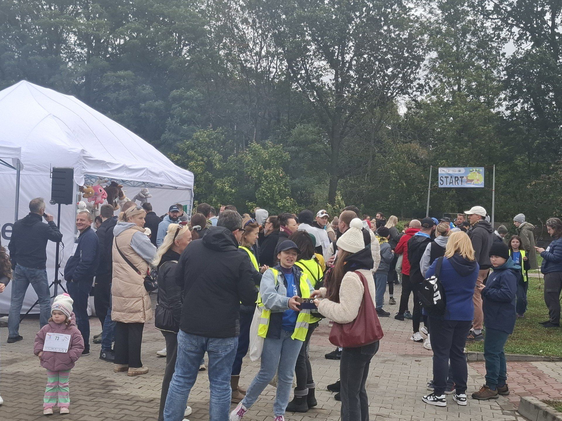 Kolejka bez końca! Bieg z Psyjacielem przyciągnął setki osób