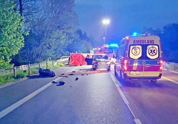 Tragiczny wypadek z udziałem motocyklisty. Mężczyzna zginął na miejscu