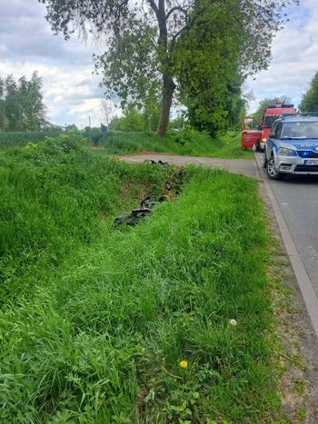 17-letni motocyklistka w szpitalu. Próbował wyprzedzać ciągnik. Wypadek w Machcinie!
