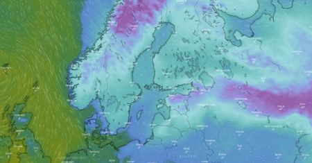 Rekordowo niska temperatura w Szwecji. -37,9 stopni Celsjusza