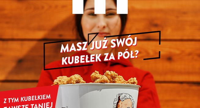 "Metalowy Kubełek Za pół" w ofercie KFC