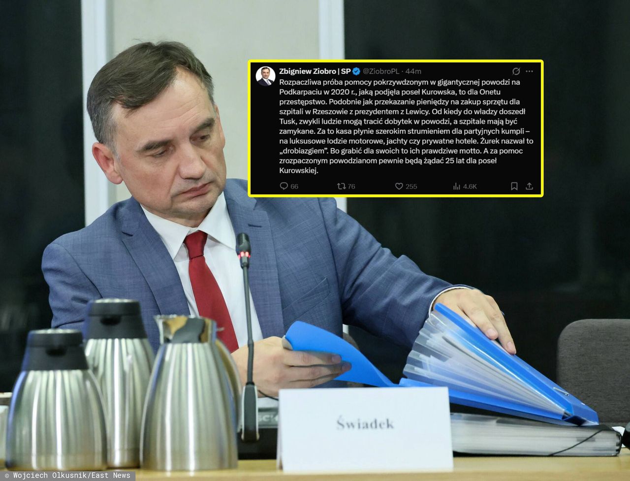 Ziobro reaguje na głośny artykuł. "Od kiedy do władzy doszedł Tusk"