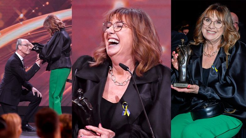 Mama Roberta Lewandowskiego bryluje na gali rozdania Wiktorów 