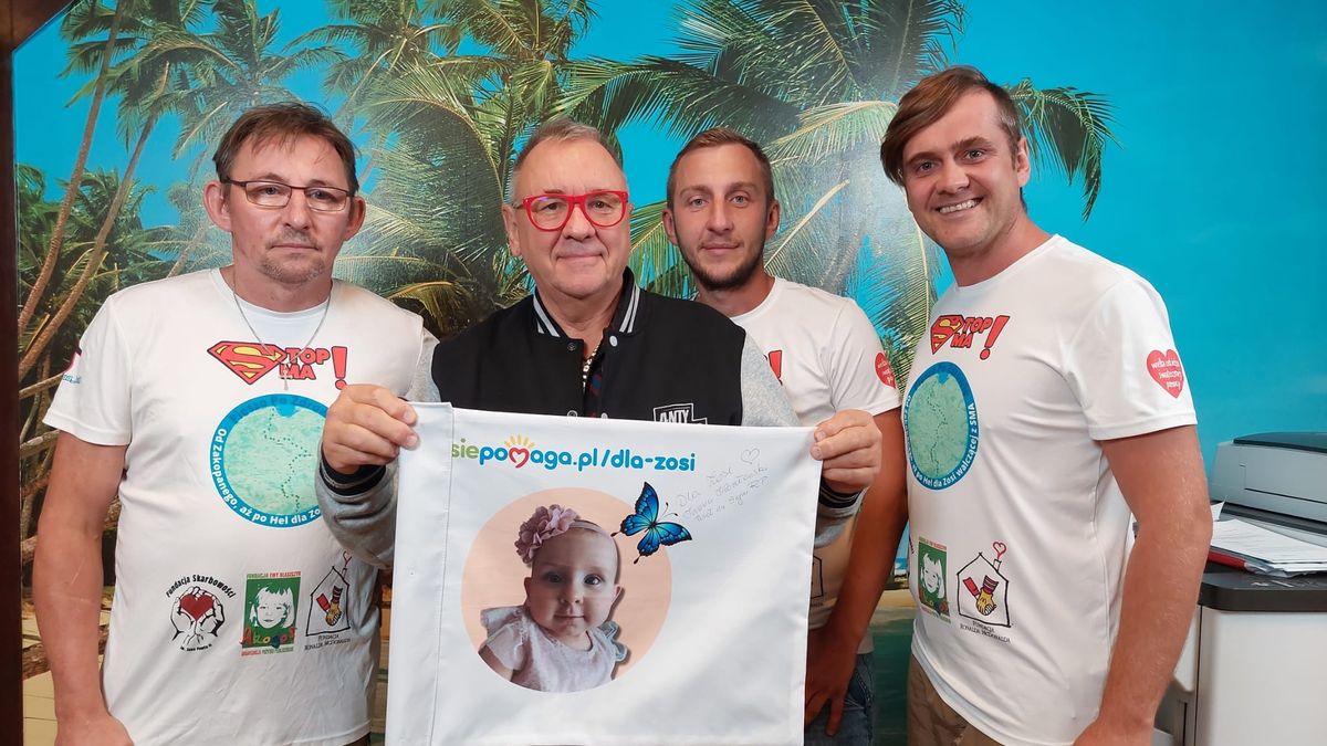 Zbiórkę dla małej Zosi wspiera m.in. Jurek Owsiak