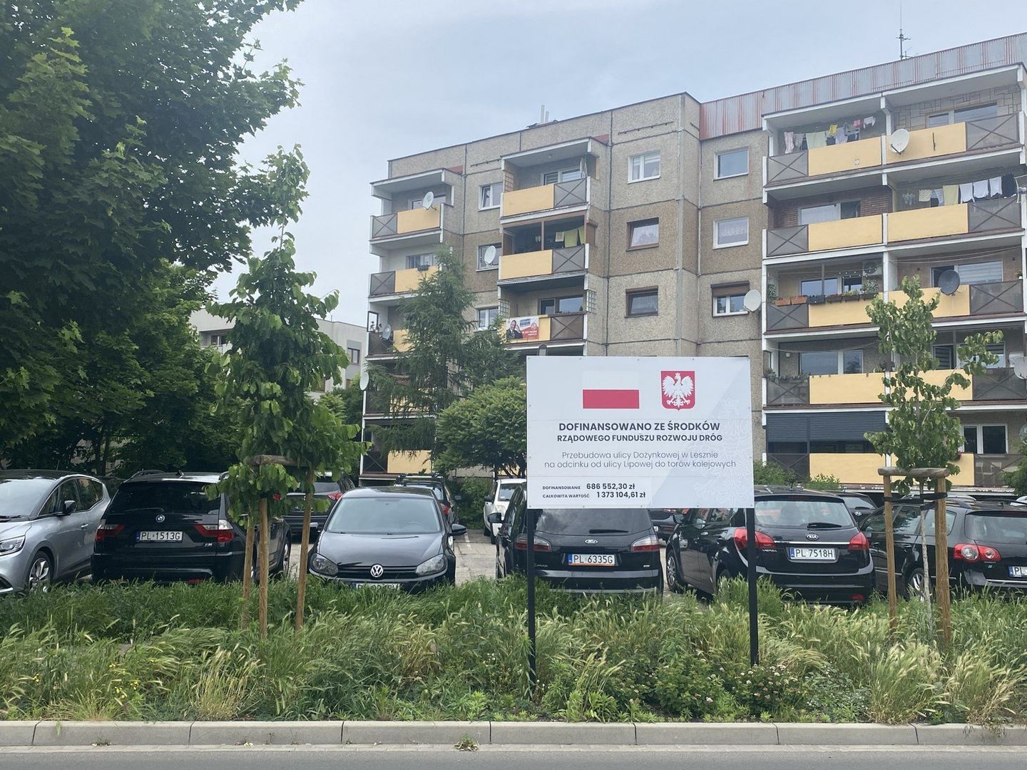 Ulica Dożynkowa w Lesznie