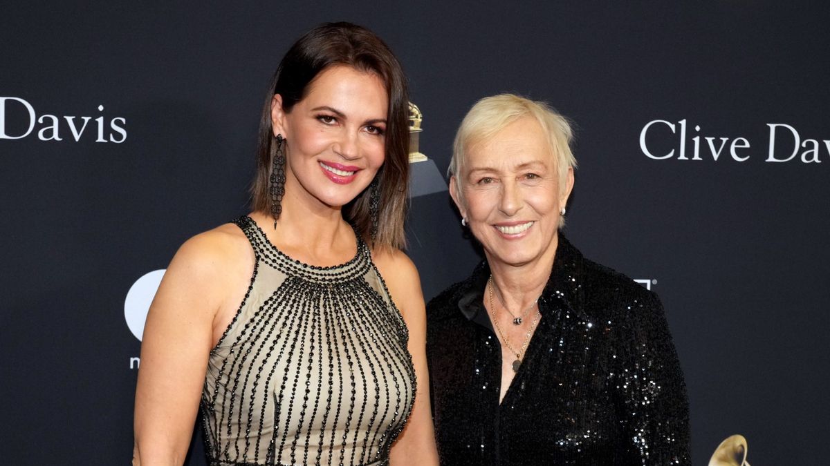 Na zdjęciu: Julia Lemigowa (z lewej) i Martina Navratilova (z prawej)