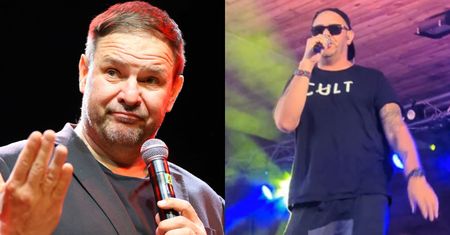 TYLKO NA PUDELKU: Tomasz Karolak wdał się w pyskówkę z widzem, a potem nie wyszedł na scenę w Myszyńcu. "Taka jest konwencja kabaretu"