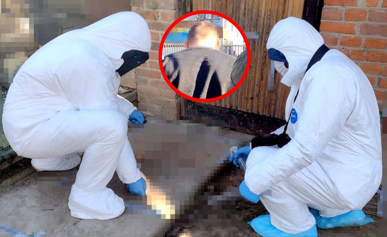 Pobita żona kilka godzin leżała przed domem. Nocą wciągnął ją do środka