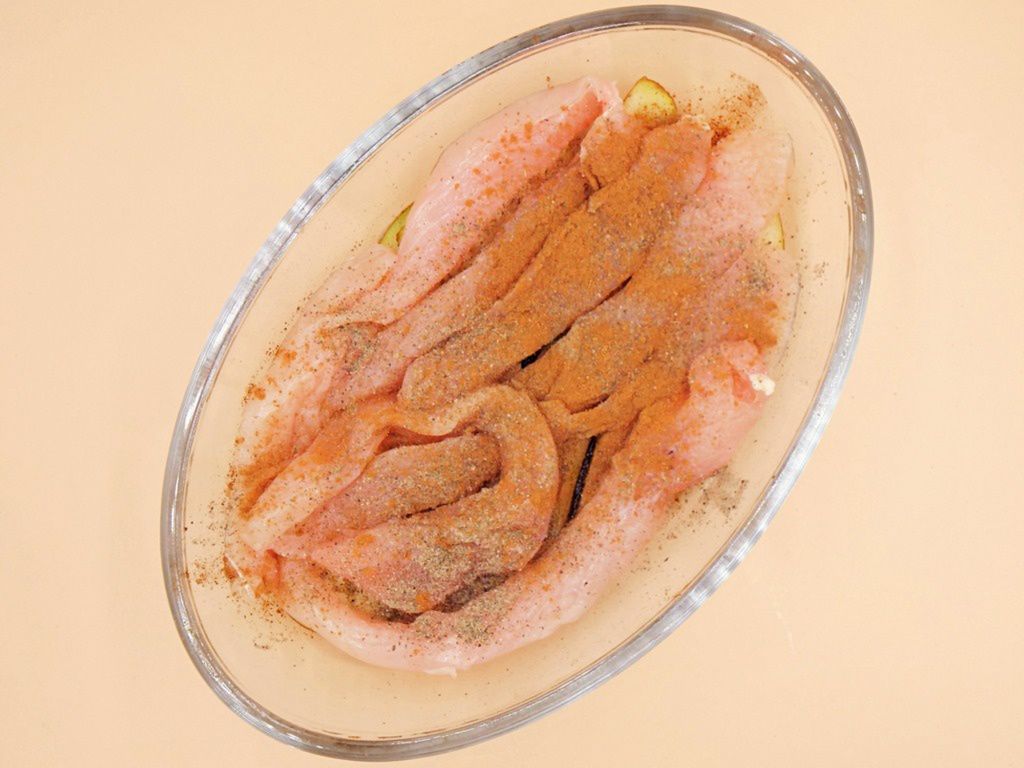 Kurczak z gruszką i serem przepis