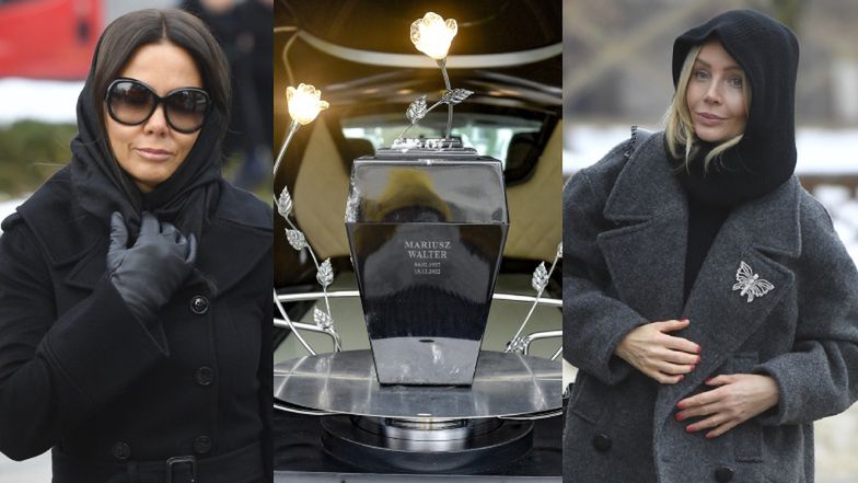 Pogrzeb Mariusza Waltera. Gwiazdy żegnają współzałożyciela TVN: Kinga Rusin, Monika Olejnik, Agnieszka Woźniak-Starak (ZDJĘCIA)