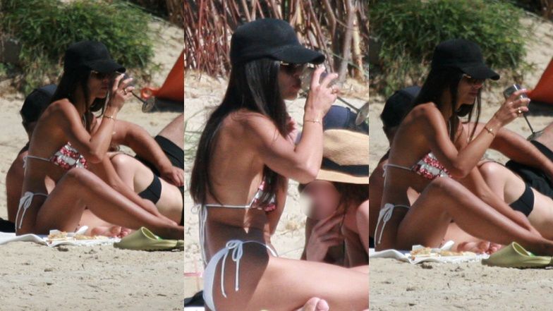 Klaudia El Dursi na plaży w Chałupach