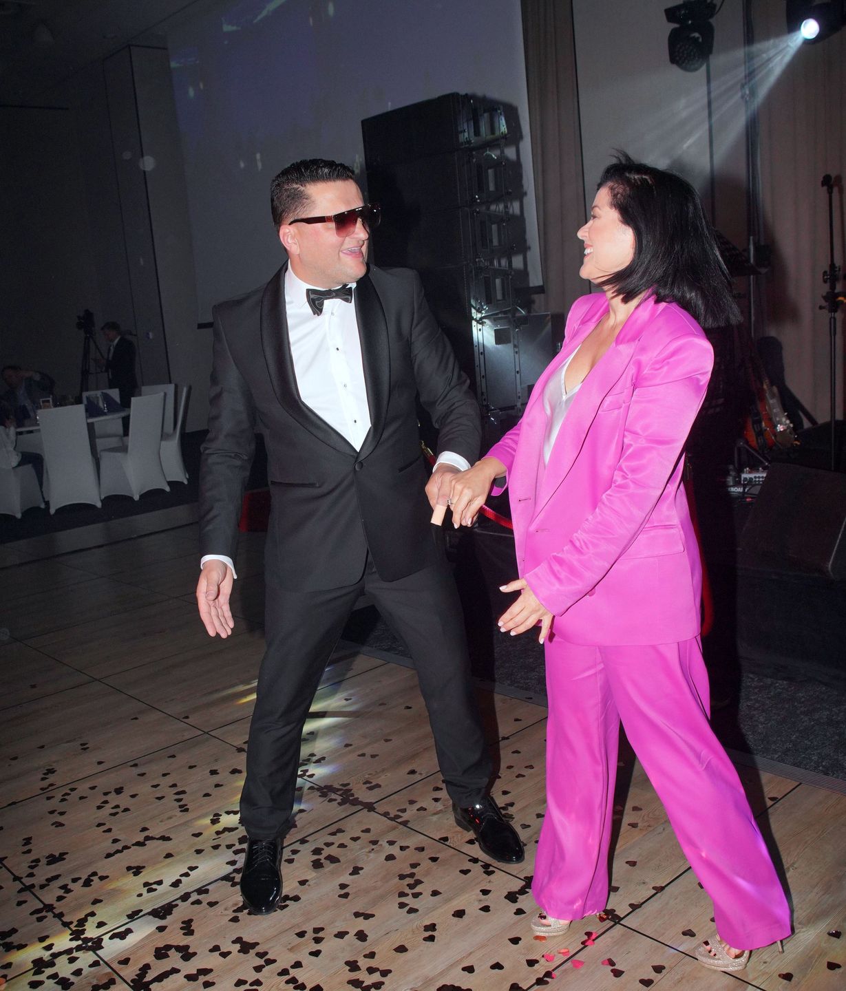 Katarzyna Cichopek poprowadziła jubileuszowy koncert "króla góralskiego disco polo"