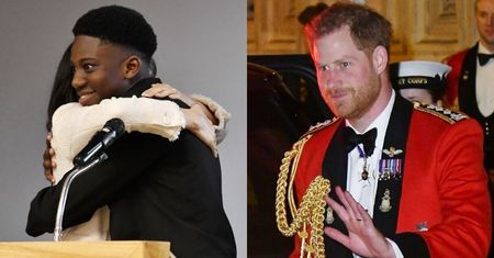 Nastolatek PRZYTULIŁ I POCAŁOWAŁ Meghan Markle podczas jej odwiedzin w szkole. Teraz przeprasza Harry'ego: "Byłem zszokowany"