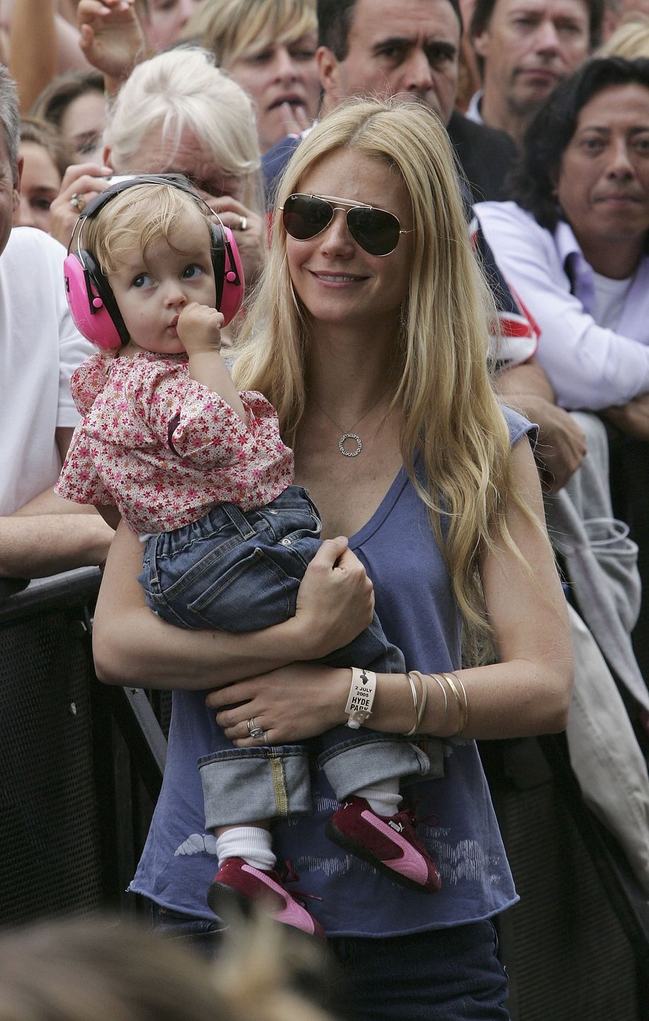 Gwyneth Paltrow i Apple Martin w 2005