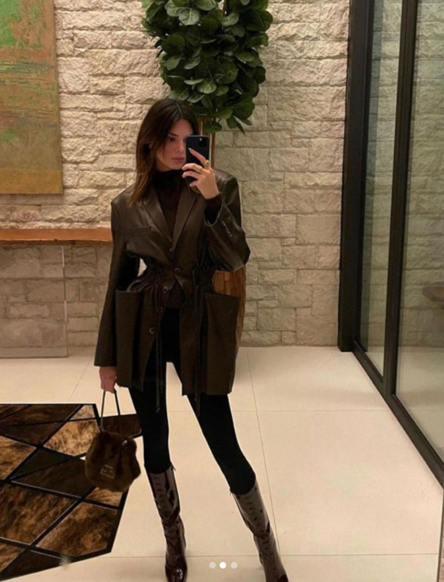 Kendall Jenner w kurtce od Sary Boruc