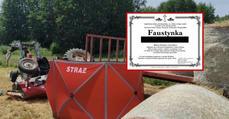 "Nasz aniołek". Matka pożegnała Faustynę. 14-latkę przygniótł ciągnik