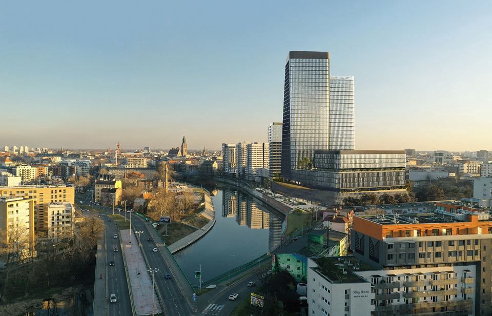 Wrocław. Wyścigi na wysokość. Cavatina buduje 34-piętrowy budynek nad Odrą