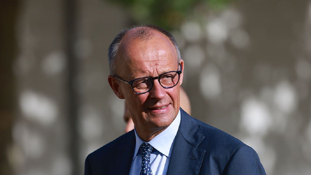 Government Cabinet Holds Two-Day Retreat At Schloss Neuhardenberg
NEUHARDENBERG, GERMANY - AUGUST 26: German Chancellor Friedrich Merz arrives for the German federal cabinet retreat at Neuhardenberg Castle on August 26, 2026 in Neuhardenberg, Germany. The government coalition is under pressure to expedite much-needed, promised reforms. Three state elections in eastern Germany are scheduled for September. So far the German Christian Democrats (CDU) and the German Social Democrats (SPD), the two members of the government coalition, are lagging behind in all three. (Photo by Hannibal Hanschke - Pool/Getty Images)
Pool
bestof, topix