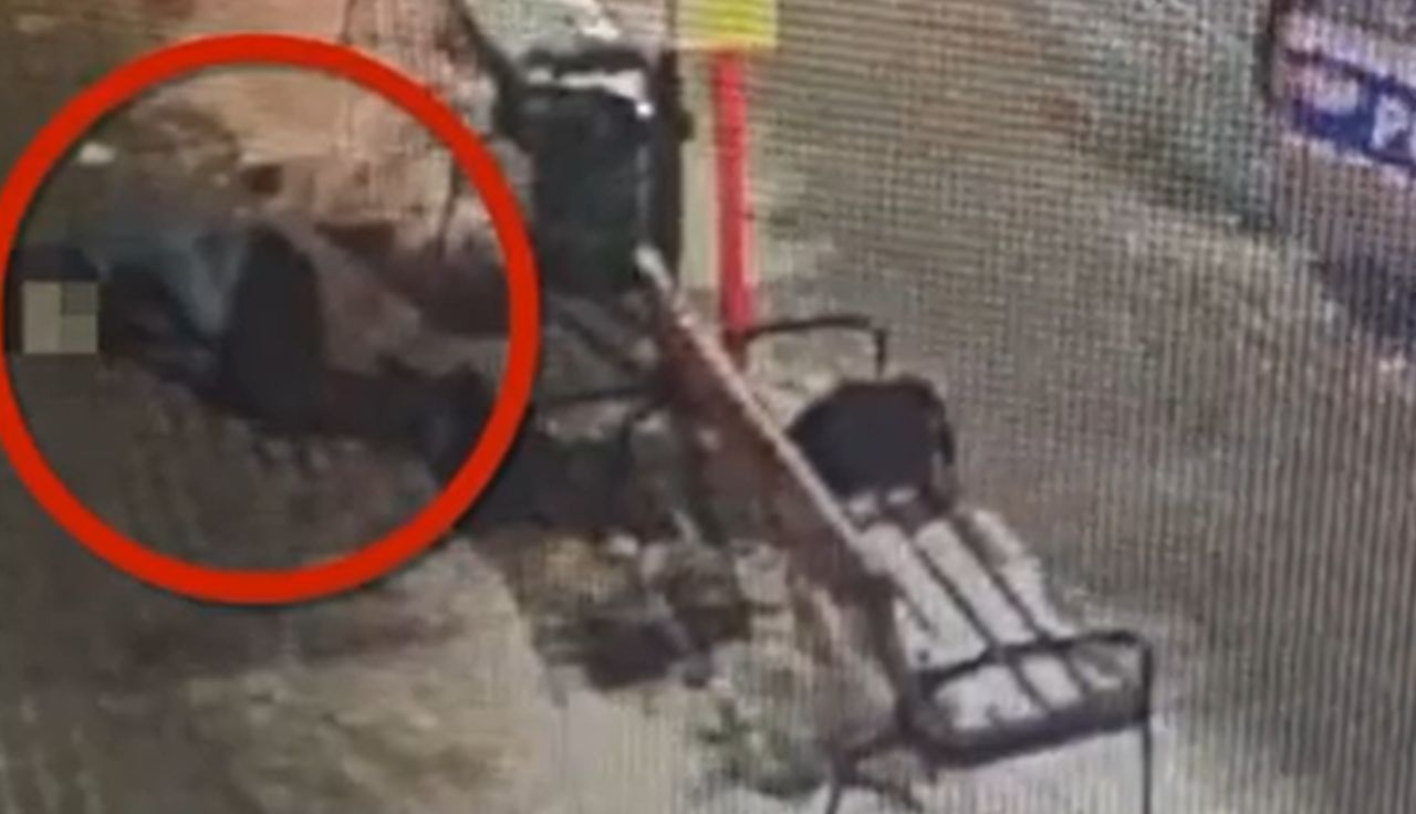 Upadł na przystanku i nie mógł wstać. Opublikowali nagranie