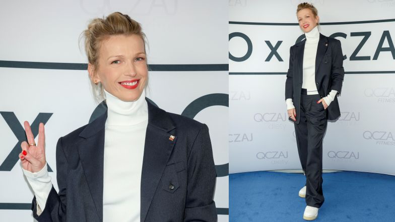 Znane twarze pozują na premierze linii ubrań treningowych Qczaja