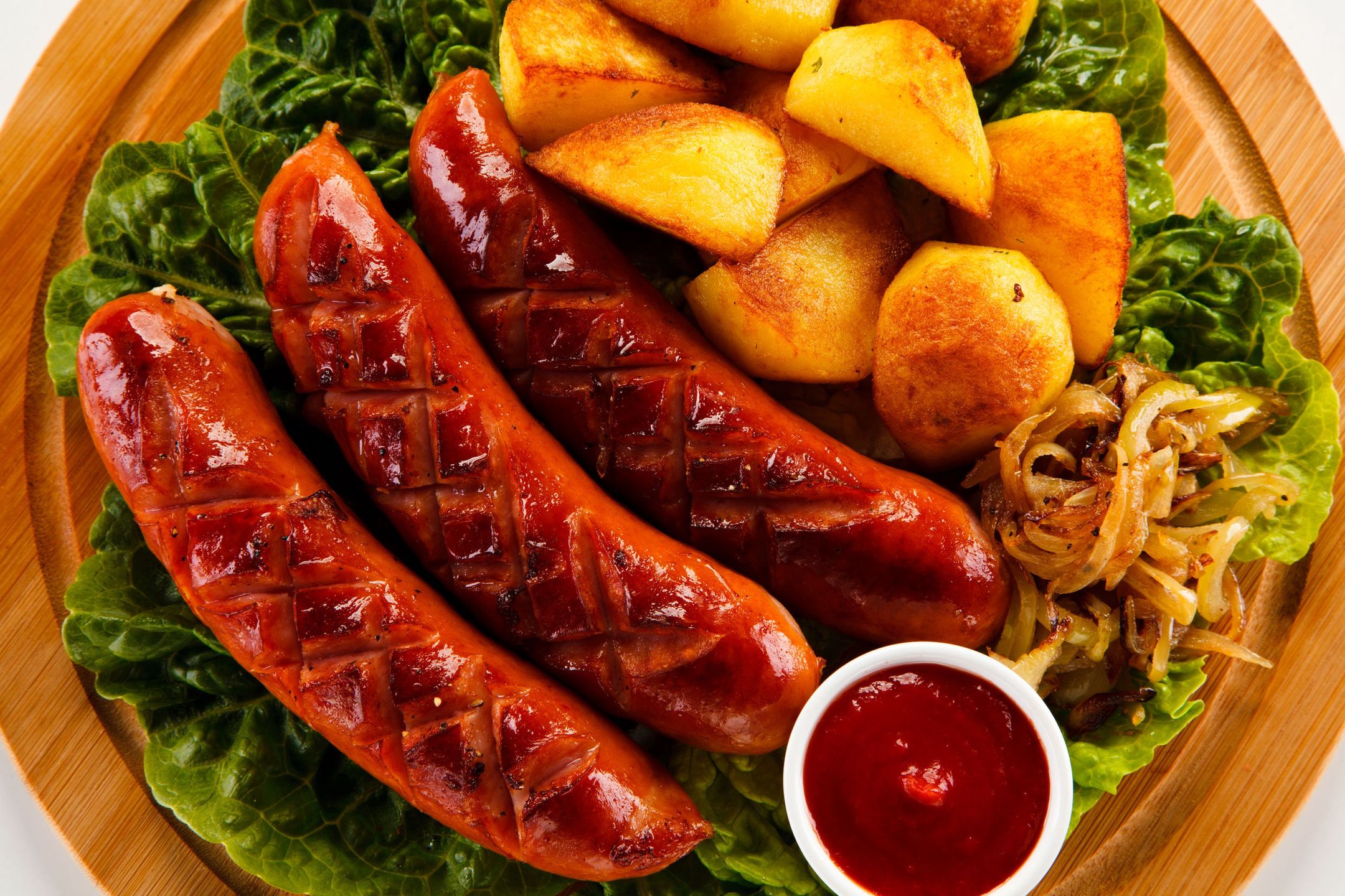grillowana kiełbasa