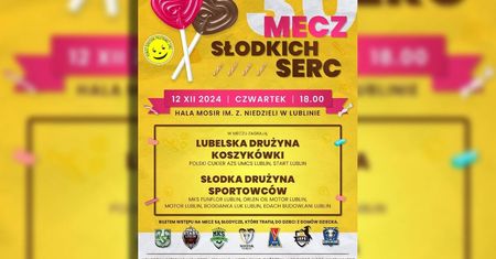 „Mecz słodkich serc” w Lublinie. Sport i dobroczynność na jednym boisku