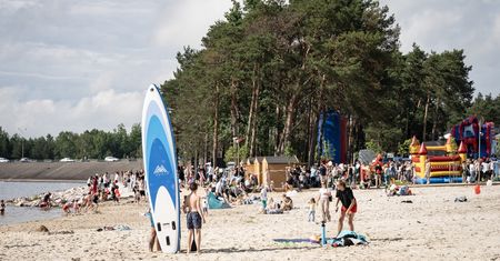 Plaża jak nad Bałtykiem. Mieszkańcy i turyści pokochali to miejsce
