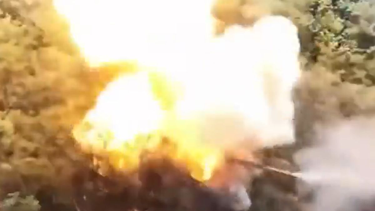 Rosjanie wysadzili swój czołg i udawali, że to maszyna z Ukrainy