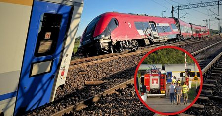 Zderzenie pociągów w Białośliwiu - FOTORELACJA