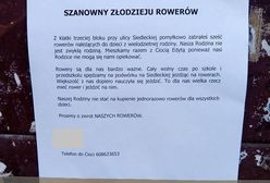 Zabrał sześć dziecięcych rowerków potrzebującej rodzinie