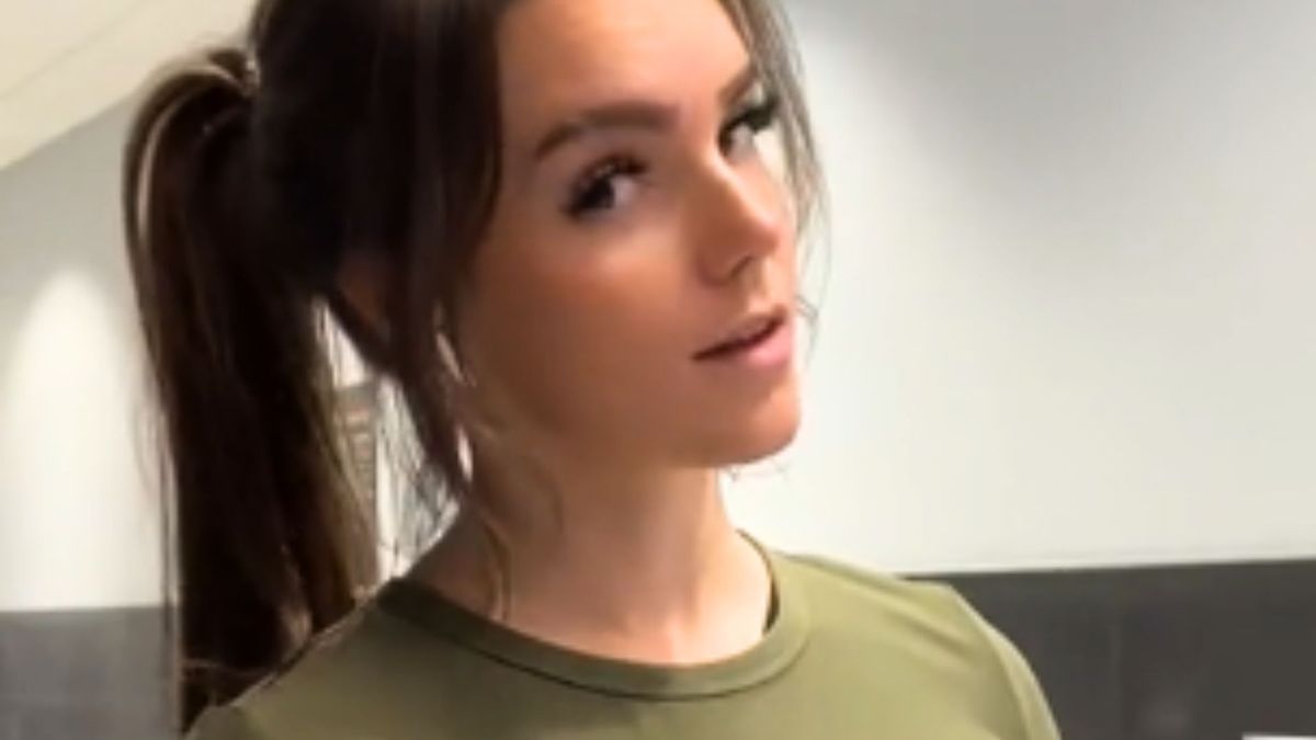 Tiktokerka pokazała strój na siłownię