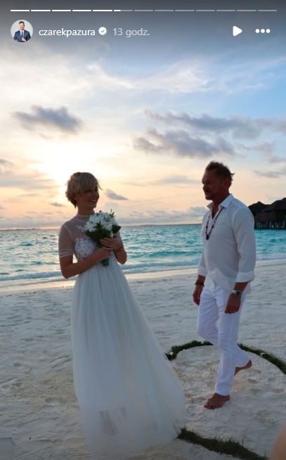 Pazurowie odnowili przysięgę małżeńską na Malediwach