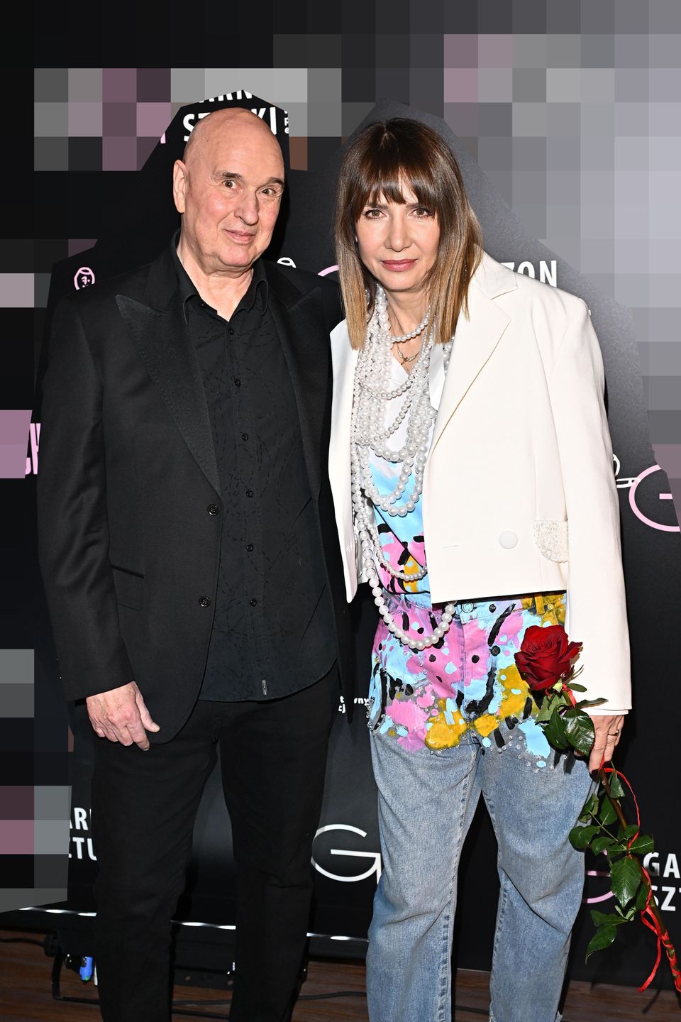 Cezary Harasimowicz i Grażyna Wolszczak