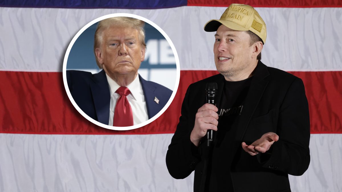 Elon Musk i Donalda Trump 