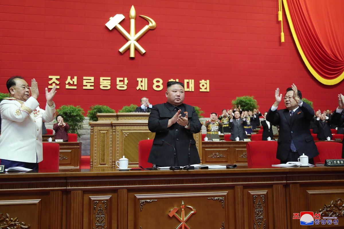 Korea Północna. Kim Dzong Un sekretarzem generalnym Partii Pracy Korei (PAP/EPA/KCNA)
