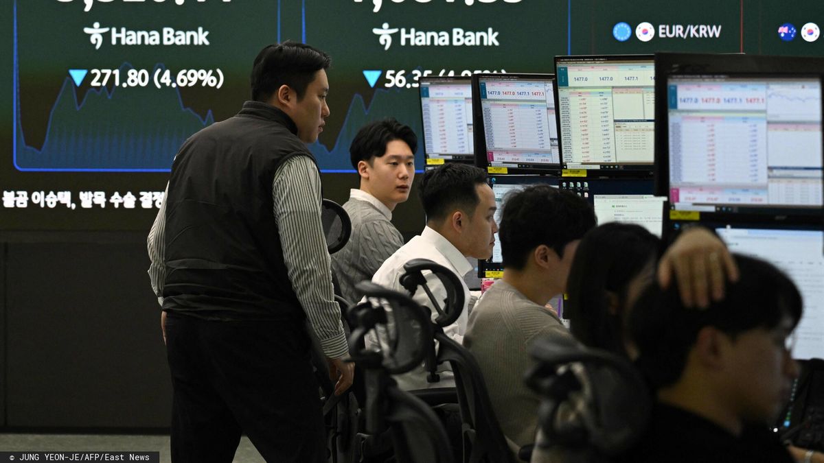 Azjatyckie indeksy ze spadkami w 5. dniu działań wojennych na B.