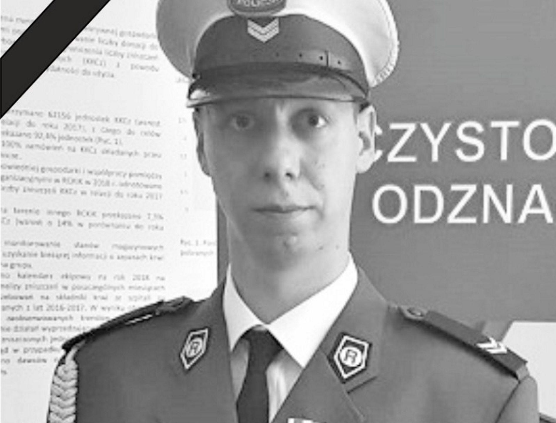 Pomagał innemu policjantowi. Sierżant sztabowy nie żyje